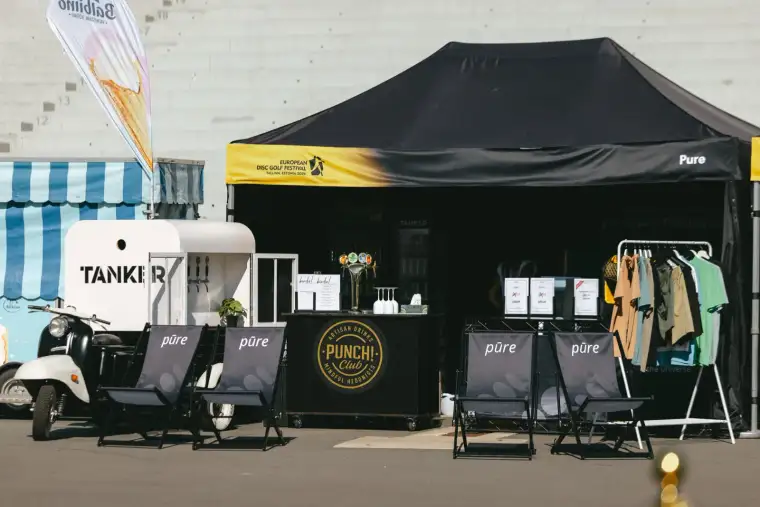 Partner stalls in the vendor village